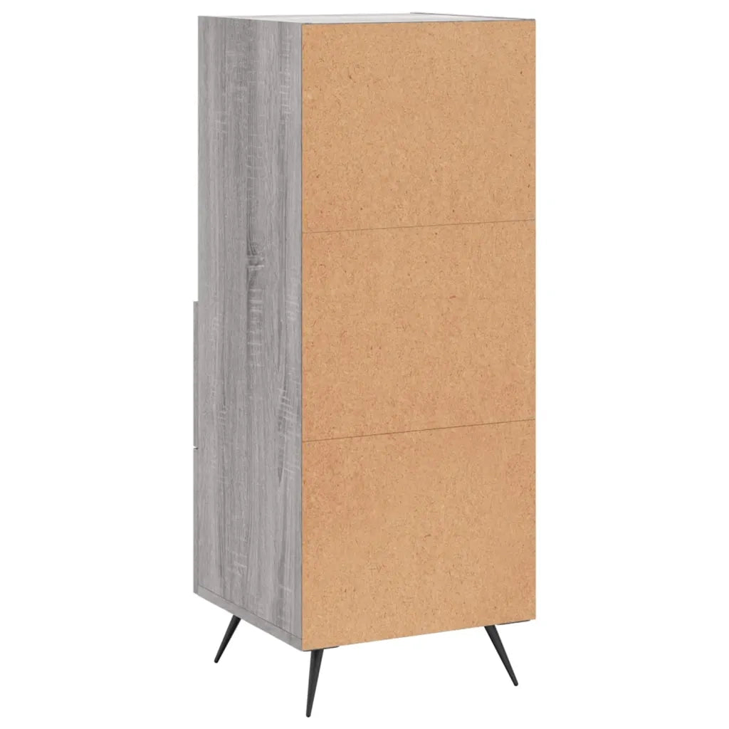Credenza Grigio Sonoma 34,5x34x90 cm in Legno Multistrato 828642