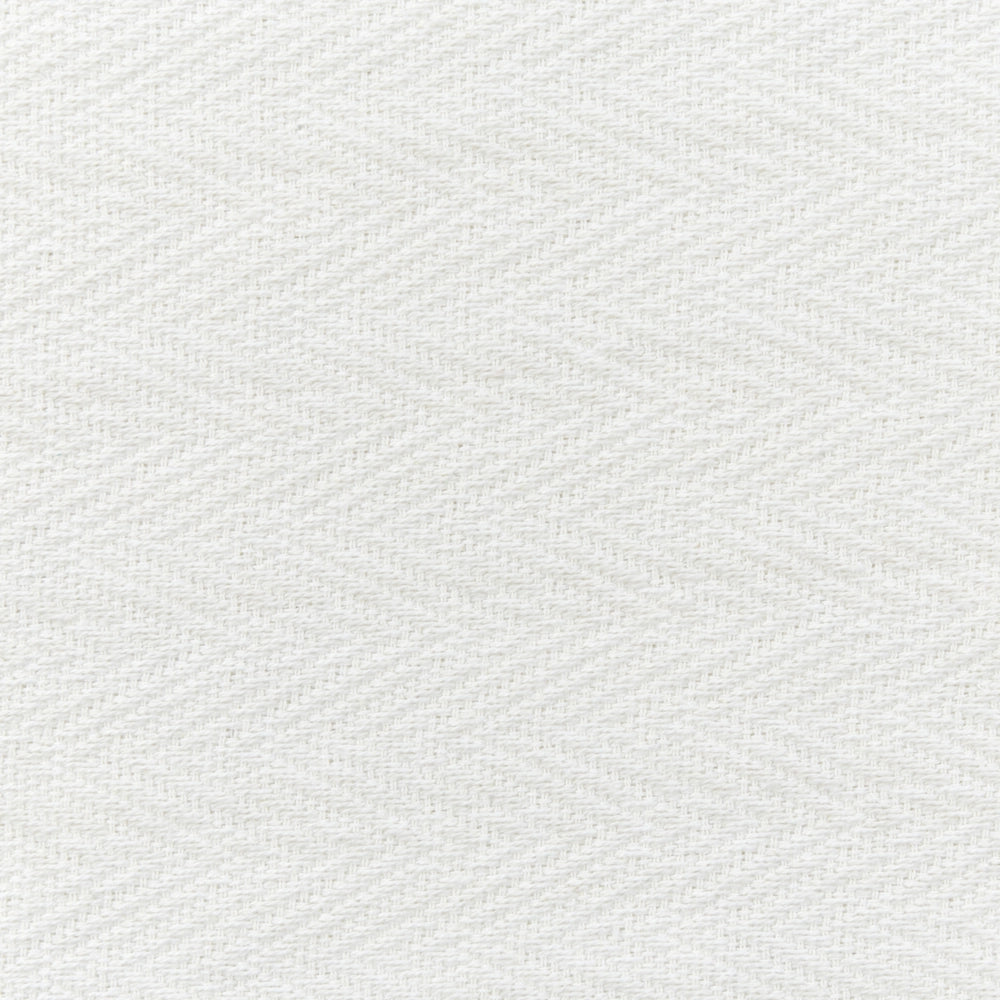Coperta in cotone bianco 150 x 200 cm decorativa con frange a motivo Chevron Camera da letto Soggiorno