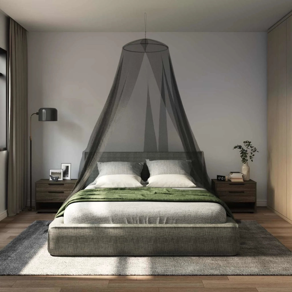Zanzariera per letto 156 maglia 3 pcs 156 maglia Nero 42033570