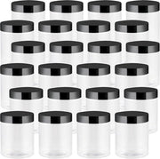 Contenitori in Plastica da 24 Stuks da 250 ml - Senza BPA - Contenitori Translucidi - Apertura Ampia - Contenitori Stivellabili - Contenitori Leggeri - Contenitore di Archiviazione