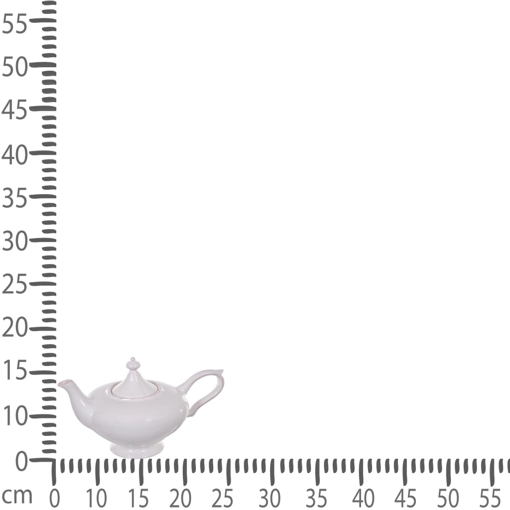 Teiera in Ceramica con Coperchio e Manico H 17 cm