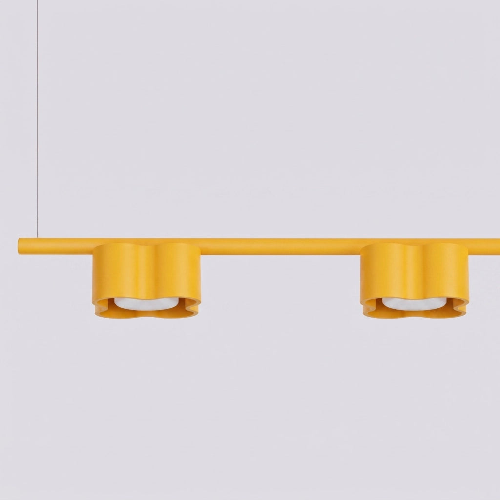Lampadario OVIO 4 giallo Gx53