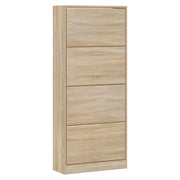 Scarpiera scarpiera mobile portaoggetti ingresso corridoio soggiorno Sonoma 63 x 24 x 147 cm legno composito marrone 02_0021722
