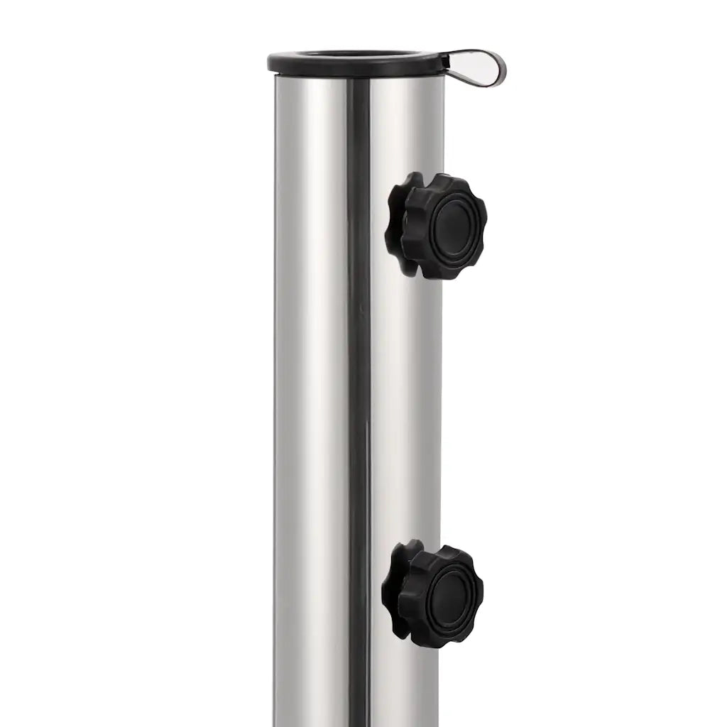 Base per Parasole-Base per ombrellone in Granito 30 kg Quadrata Nera