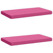 Cuscini per Panchina a 2 Pezzi VUGHT 2 pz 100% Poliestere Rosa 951739