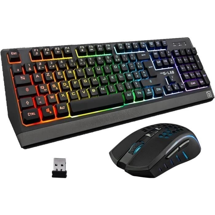Pacchetto giochi wireless - Tastiera + mouse - Francese