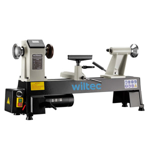 Tornio per legno, 3 variazioni di velocità 50-1450, 1250-2800 e 2800–3800 rpm, Macchina da banco per tornitura