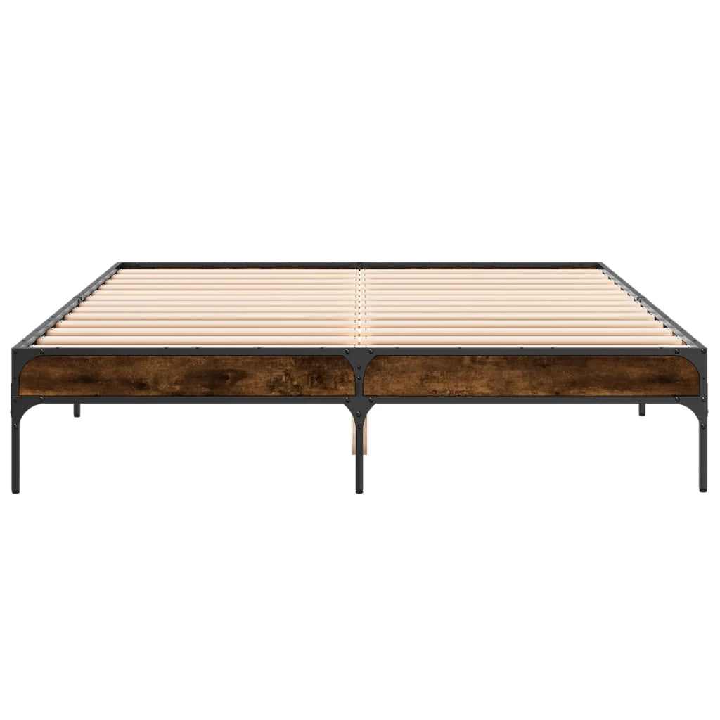 Giroletto Rovere Fumo 140x200 cm in Legno Multistrato Metallo 845018