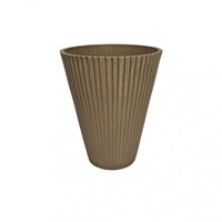 Vaso Grande Iris Ø39x46 cm in Fibra sintetica Taupe