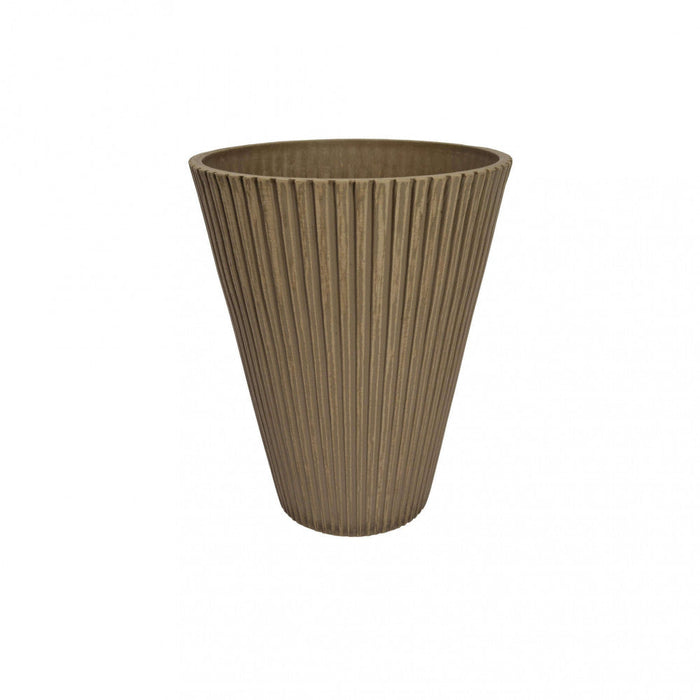 Vaso Medio Iris Ø29x36 cm in Fibra sintetica Taupe