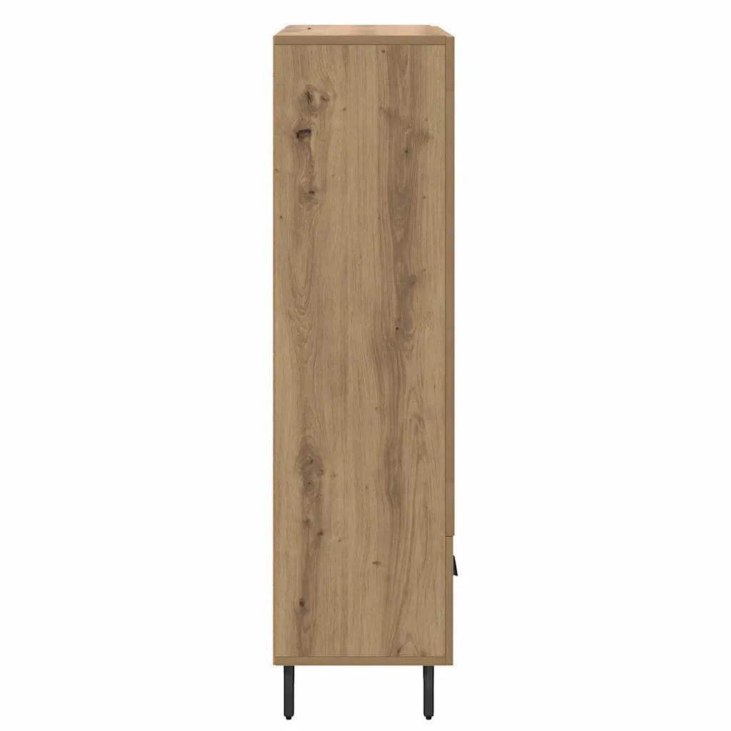 Credenza | Madia | Buffet da pranzo | Armadio da pranzo con cassetto Rovere artigianale 69,5 x 31 x 115 cm