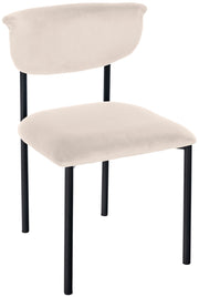 Sedia visitatore in velluto Gambell 2