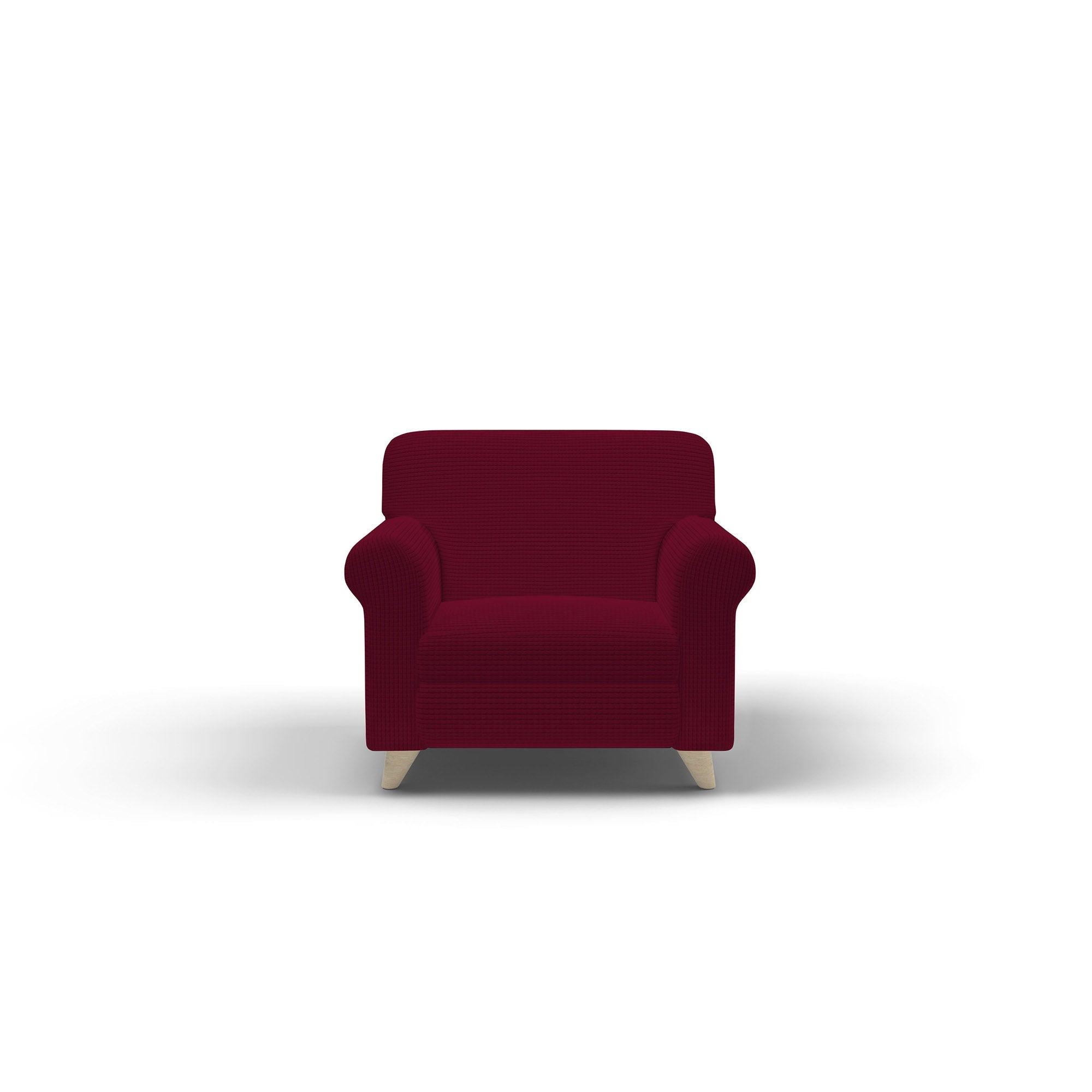 Copridivano Elasticizzato 1 Posto in Poliestere Leslie Bordeaux