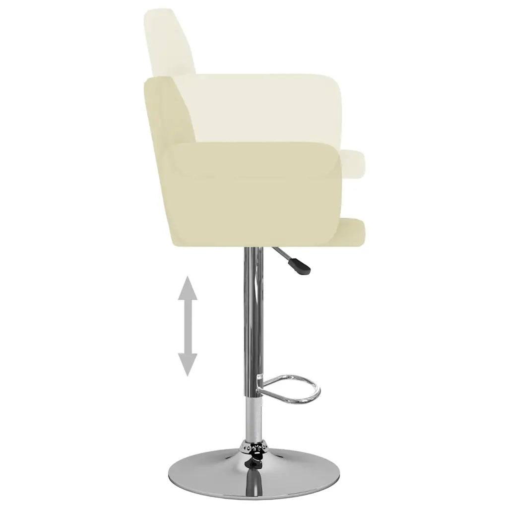 Sgabelli da Bar 2 pz Crema in Similpelle cod mxl 62598