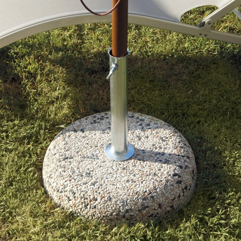 BASE PORTA OMBRELLONE IN CEMENTO 25 TUBO 40