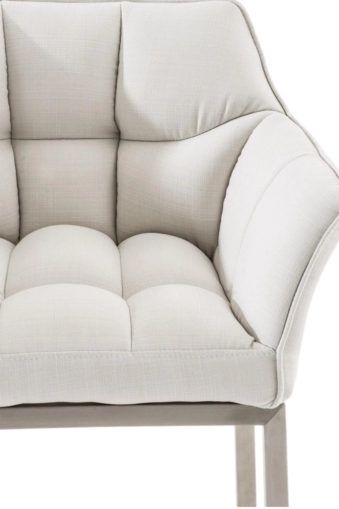 Barhocker Damaso E Stoff mit 4-FuЯ Gestell