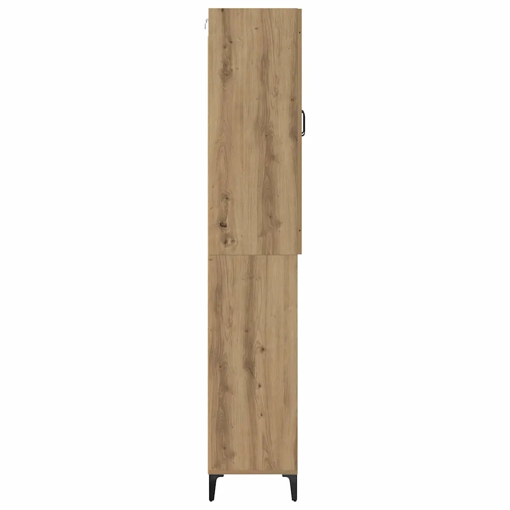 Credenza | Madia | Buffet da pranzo | Armadio da pranzo Rovere artigianale 69,5 x 34 x 180 cm