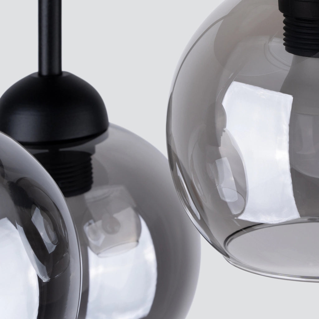 Lampadario ALINO 3 nero
