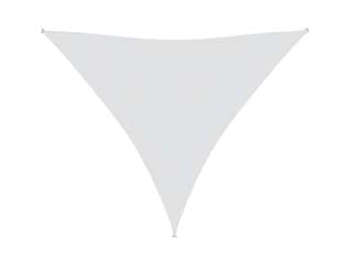VELA OMBREGGIANTE HDPE TRIANGOLARE BIANCA  mt.3x3x3    VETTE