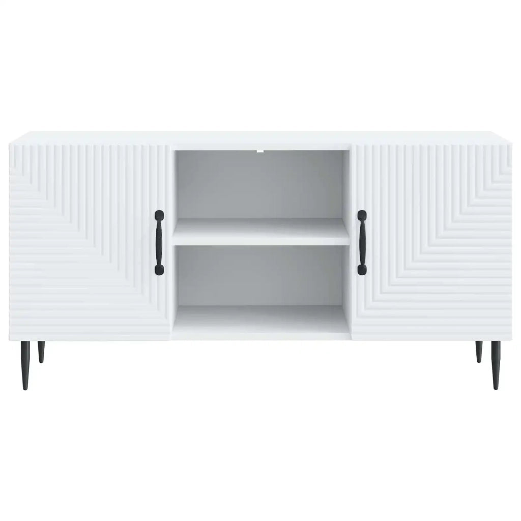 Mobile TV-Credenza per TV Bianco 102 x 34,5 x 50 cm Legno ingegnerizzato 608605