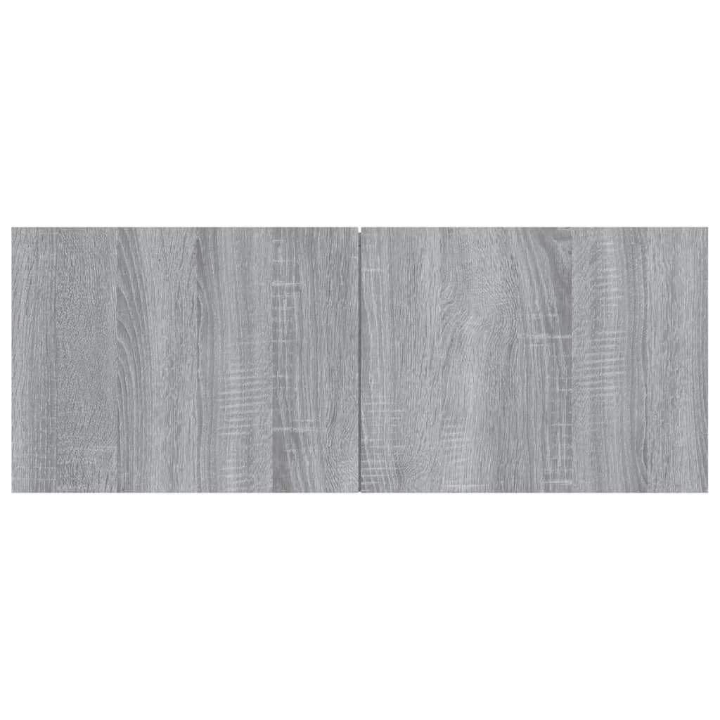 Mobile TV multimediale mensola TV credenza TV sala da pranzo soggiorno camera da letto Sonoma 80 x 30 x 30 cm legno ingegnerizzato grigio 02_0028451