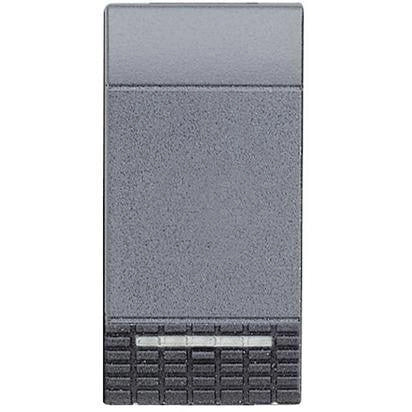 Pulsante 1P NC Bticino LivinghLight antracite L4034N