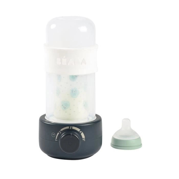 BEABA Baby milk second, scaldabiberon a vapore, blu notte