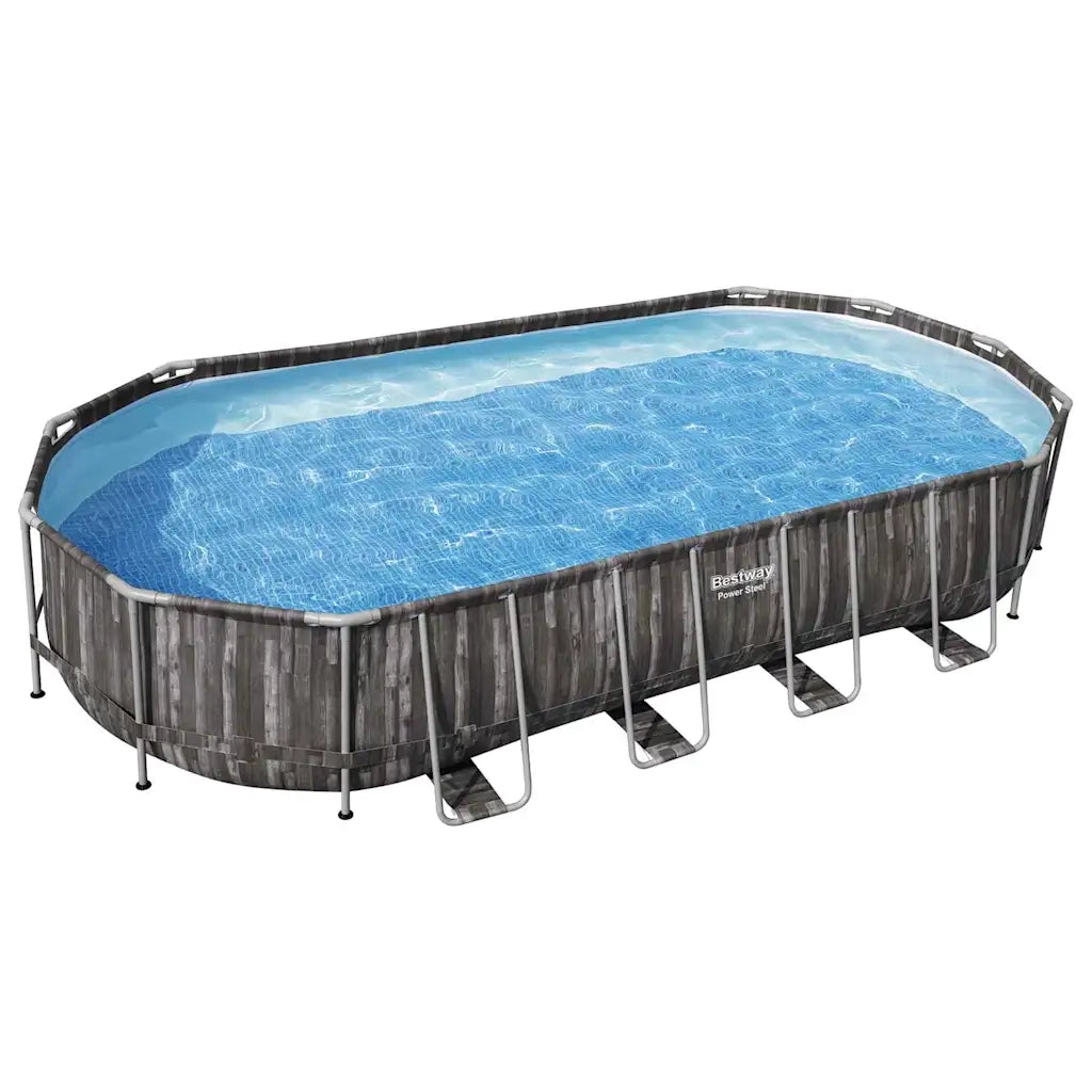 Bestway Set Piscina Ovale 7,32x3,66x1,22 m 3202689