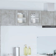 Armadio pensile Riga 2 pcs Grigio cemento 40 x 31 x 40 cm