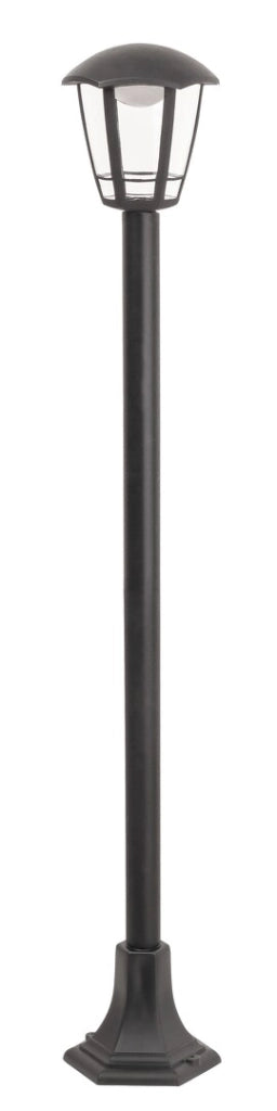 Paletto da giardino LED 8W Sorrento nero opaco Rabalux