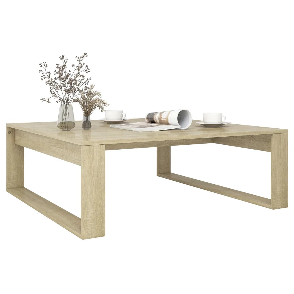Tavolino Salotto Rovere Sonoma 100x100x35cm Truciolato 808633