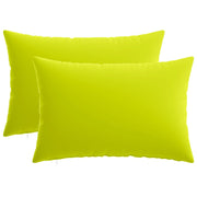 Federa 2 pcs HEERLEN Verde brillante. 50 x 75 cm Poliestere 911711