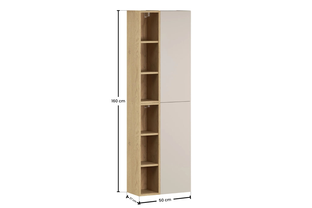Set mobili bagno con colonne bagno e regałami Dalia Cashmere 1401 x 1401 x 1401 cm
