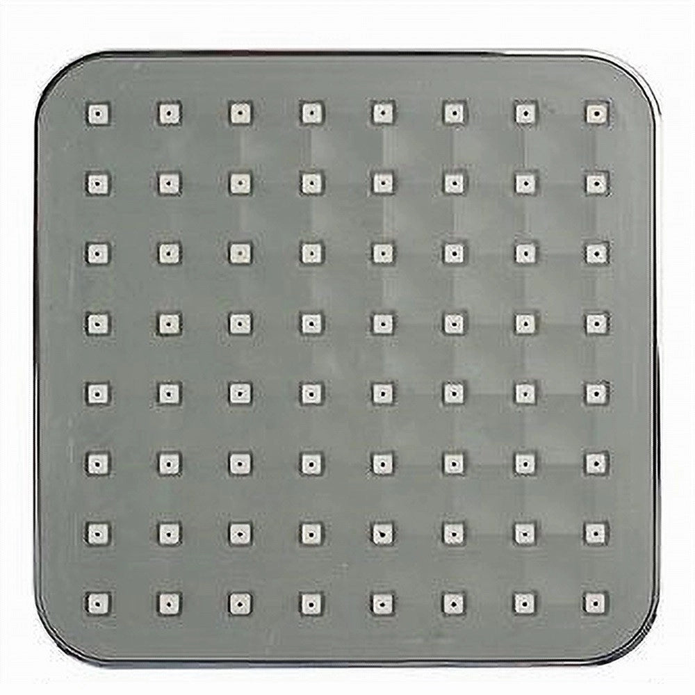 Trade Shop - Soffione Doccia Ugelli Fori Bagno Miscelatore Ad Alta Pressione 59161 Quadrato -