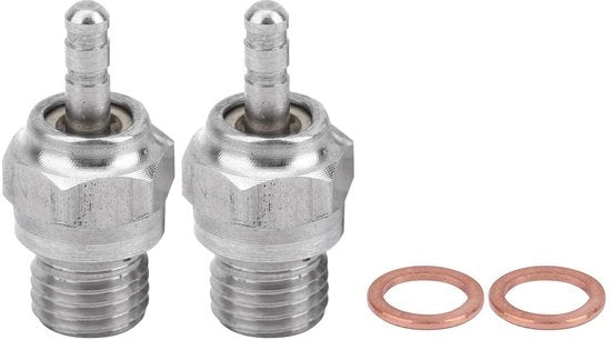 Zündkerzen 2-TLG per Modelauto - Materiali di Alta Qualità - Leggero e Compattabile - Facile da Installare - Adatto per 5%-40% Metanolo