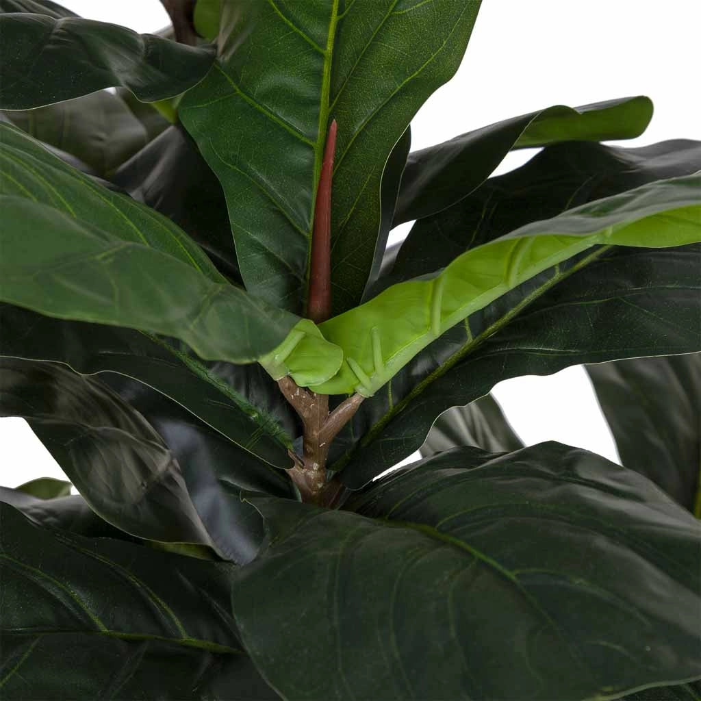 Ficus liata artificiale decorativo verde con 66 foglie verde 89x89x150