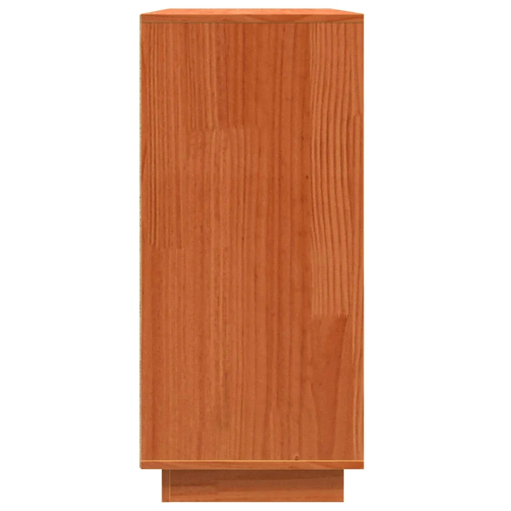 Credenza Rovere Marrone 111 x 34 x 75 cm Pino massello