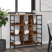 Credenza Rovere Fumo 102x32x103,5 cm in Legno Multistrato 837729