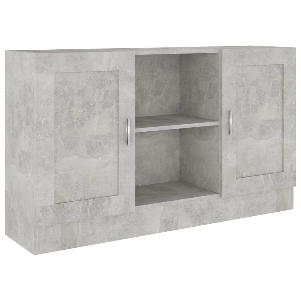 Buffet credenza cassettiera armadio mobile contenitore organizer per cucina soggiorno salotto 120 x 30,5 x 70 cm legno ingegnerizzato grigio 02_0031851
