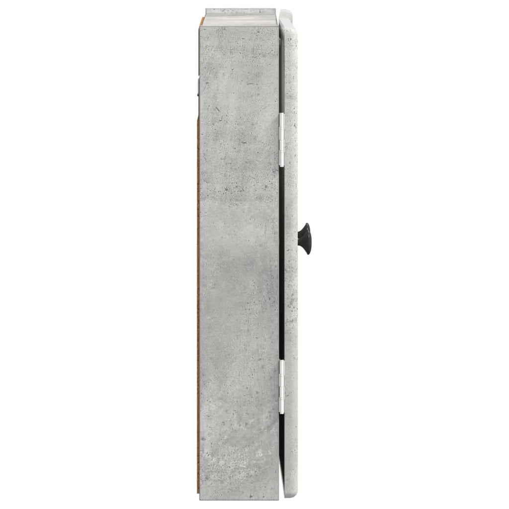 Armadio per Dartboard BREDA Grigio Cemento Legno ingegnerizzato 897548