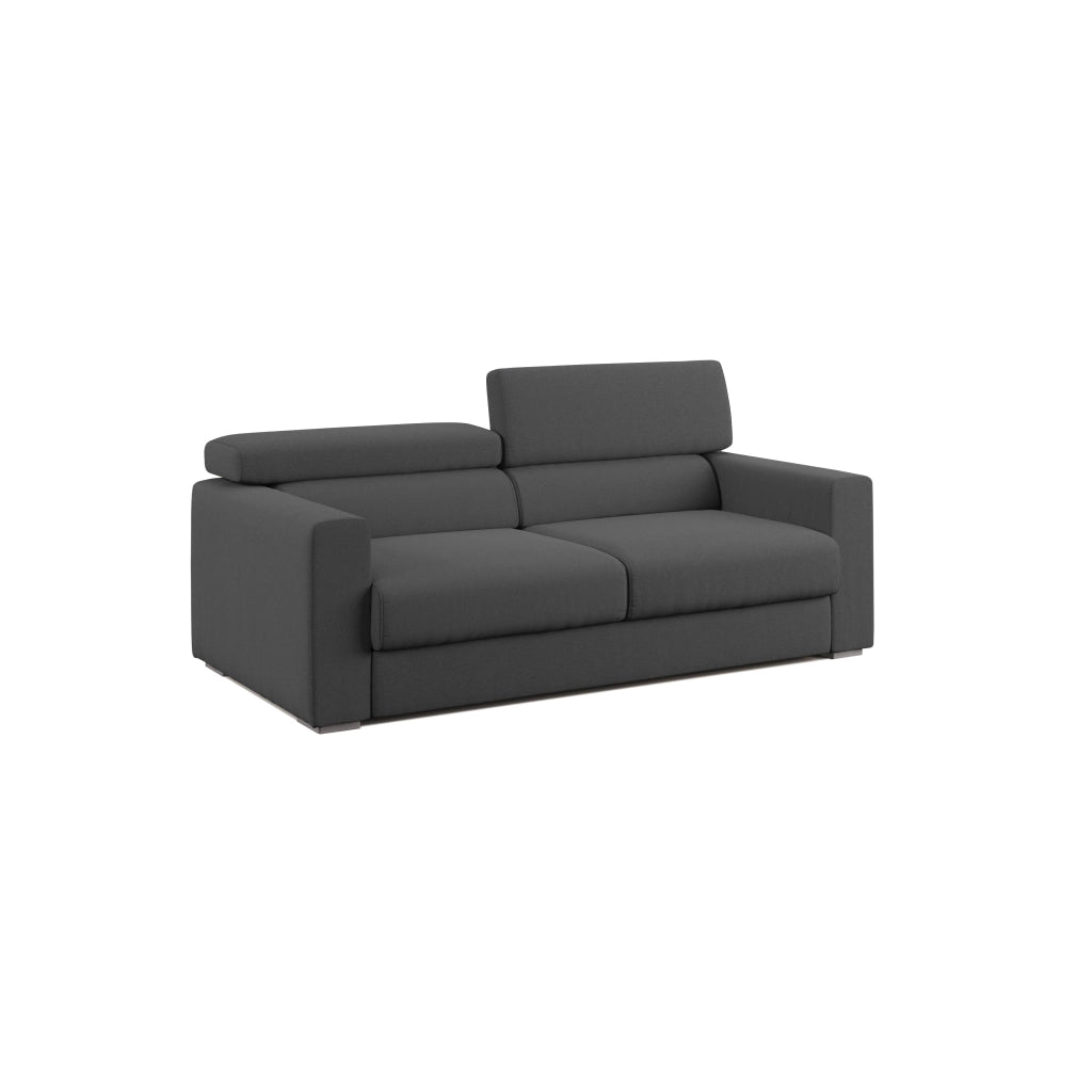 Dylan Divano con pouf estraibile 188 cm antracite
