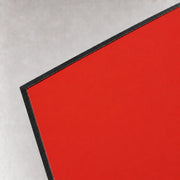 ZOIMANIA - Paraschizzi in Dibond - Composito di Alluminio 3 mm - Colore Rosso Opaco Dimensione Paraschizzi: L90 x P40, Colore Dibond: Rosso Opaco