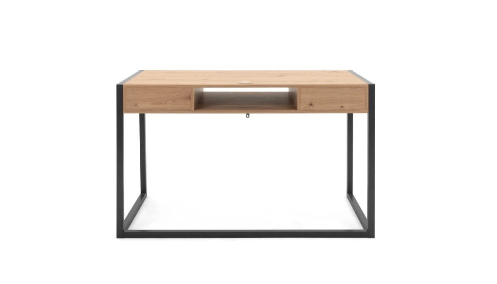 Scrivania 120x60x75 cm Denver 30 quercia antracite