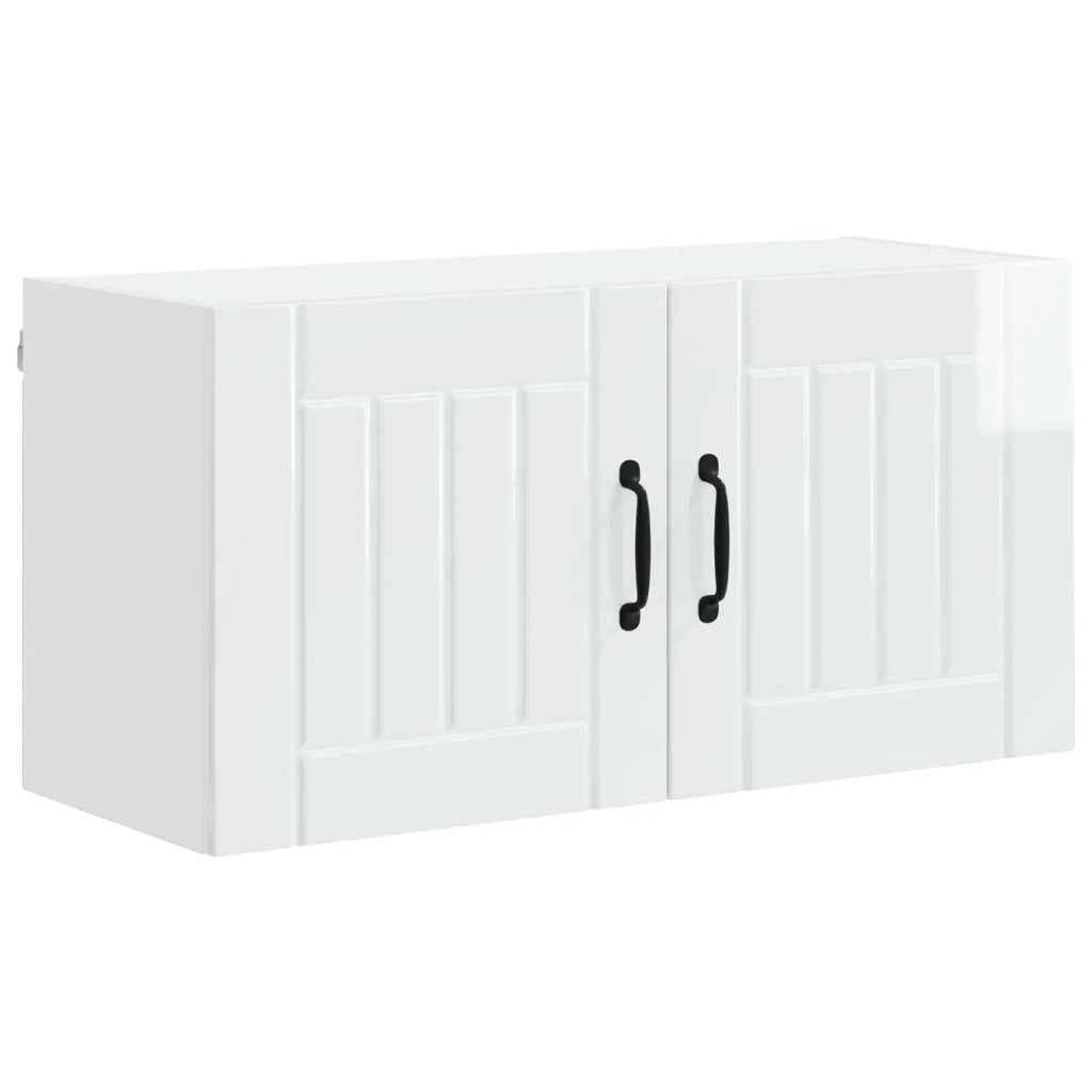 Mobile da cucina-Armadio da cucina Bianco Lucido 80 x 31 x 40 cm 170465