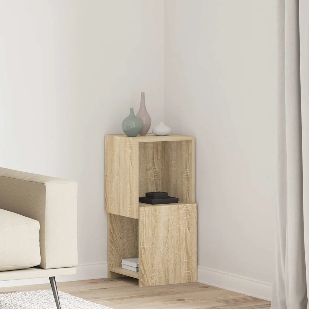 Mobile angolare Rovere Sonoma 30,5x30x65cm Legno multistrato