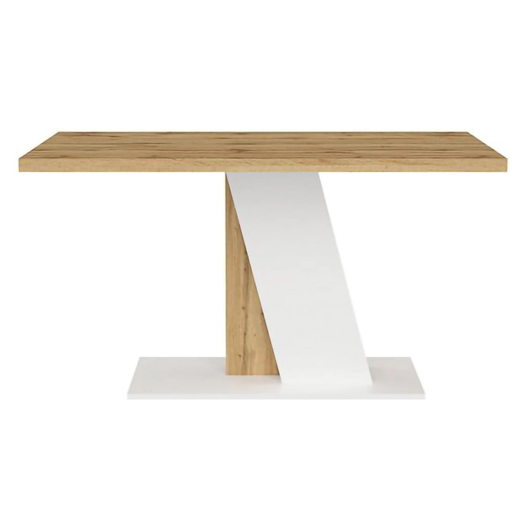 Livani, Tavolo Fisso 6 Posti, 138x90x76h cm Marrone Rovere Nodi