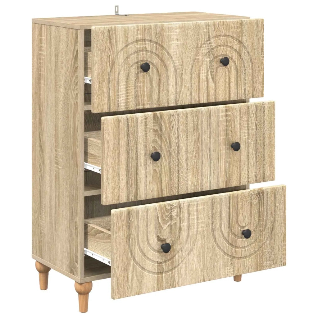 Mobile con Cassetti Rovere Sonoma 66 x 34,5 x 90 cm