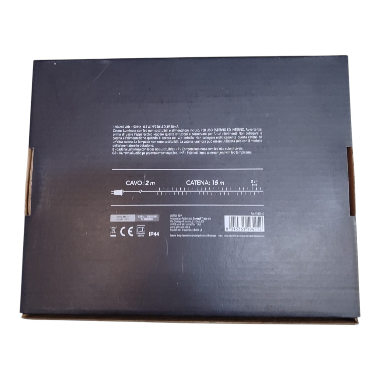 LUCI LED BIANCO GHIACCIO EST.750LED