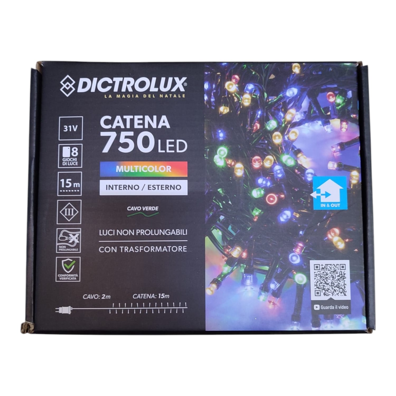 LUCI LED MULTICOL. 750LED X EST.