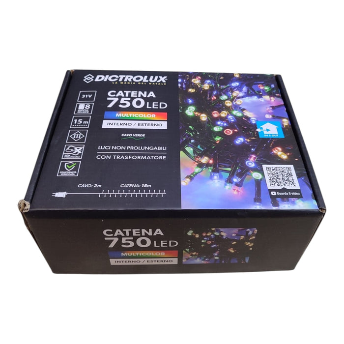 LUCI LED MULTICOL. 750LED X EST.